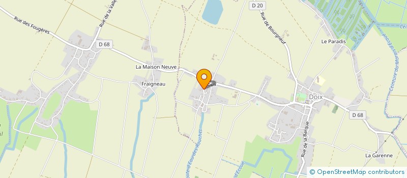 localisation de l'entreprise RIGAUCHAR  DOIX LES FONTAINES