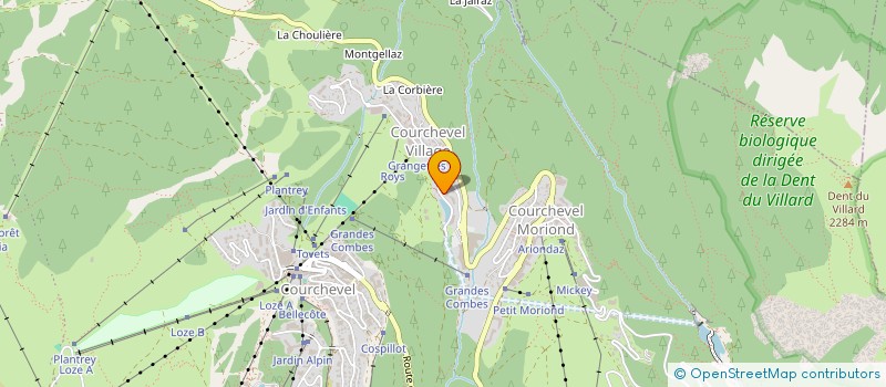 localisation de l'entreprise RIGAUD à COURCHEVEL