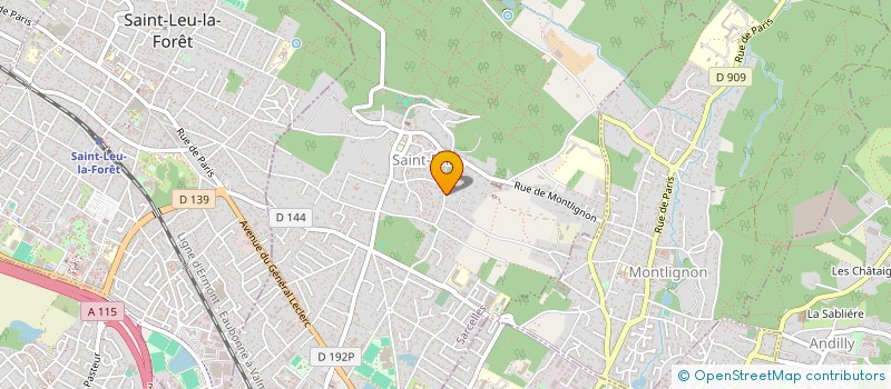 localisation de l'entreprise RIGAUD ET ASSOCIES à SAINT-PRIX
