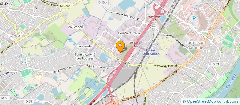 localisation de l'entreprise RIGAUD FRERES à PORTET-SUR-GARONNE