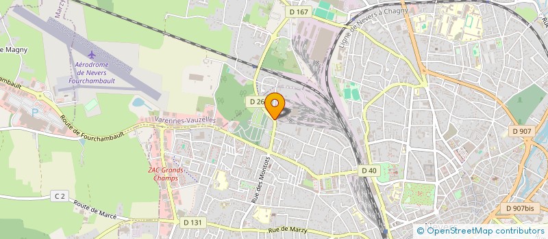 localisation de l'entreprise RIGAUD IMMO à NEVERS
