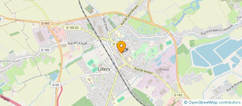 localisation de l'entreprise RIGAUD INVEST  LILLERS