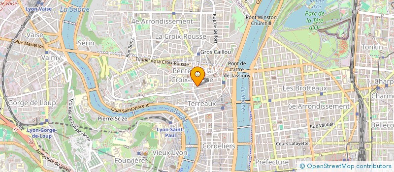 localisation de l'entreprise RIGAUD LOIC ET PRISCILLA à LYON