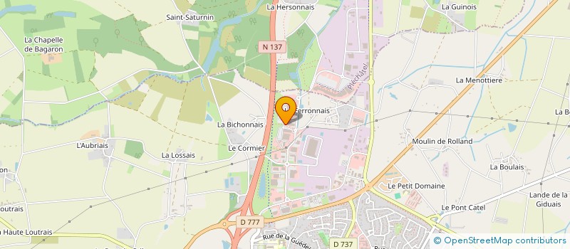 localisation de l'entreprise RIGAUD MOTOCULTURE à BAIN-DE-BRETAGNE