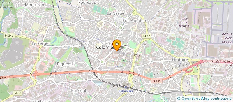 localisation de l'entreprise RIGAUD PERE ET FILS à COLOMIERS