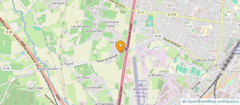 localisation de l'entreprise RIGAUDIER à CHARNAY-LES-MACON