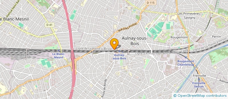 localisation de l'entreprise RIGAUT CALLABAT à AULNAY-SOUS-BOIS