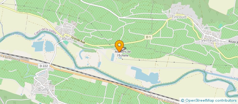 localisation de l'entreprise RIGAUT POUDRAS  COEUR-DE-LA-VALLEE