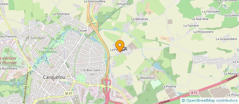 localisation de l'entreprise RIGAZZI GP  CARQUEFOU