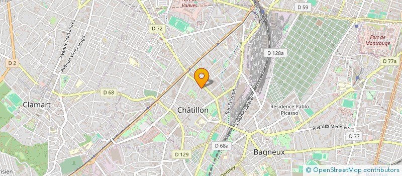 localisation de l'entreprise RIGEL DEV  CHATILLON