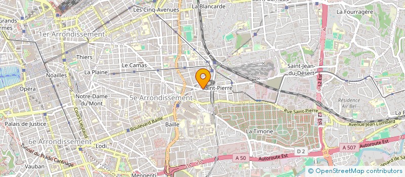 localisation de l'entreprise RIGEL ORIONIS à MARSEILLE