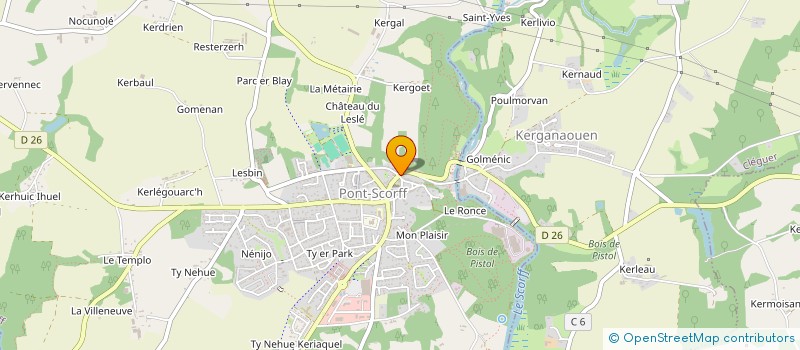 localisation de l'entreprise RIGEL SARL à CLEGUER