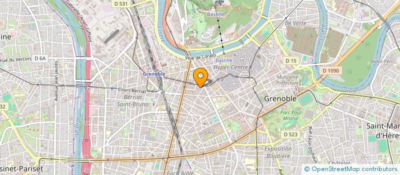 localisation de l'entreprise RIGHET à GRENOBLE