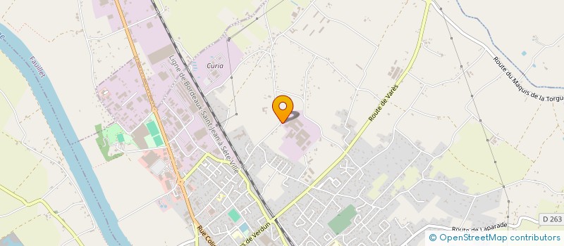 localisation de l'entreprise RIGHINI  TONNEINS