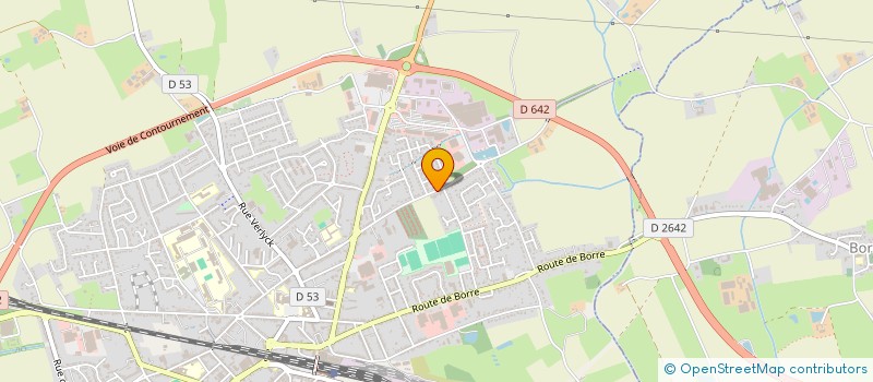 localisation de l'entreprise RIGHT TECH à HAZEBROUCK