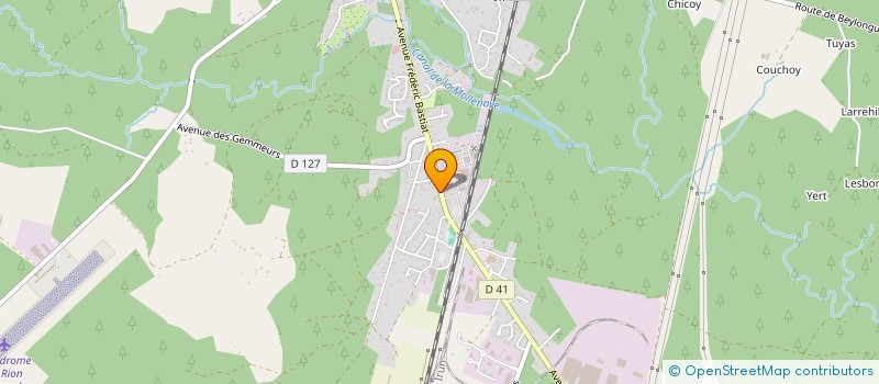 localisation de l'entreprise RIGHT WAY  RION-DES-LANDES