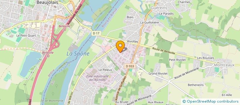 localisation de l'entreprise RIGILENO HOLDING  GUEREINS