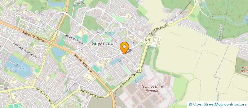 localisation de l'entreprise RIGO IMMO  GUYANCOURT