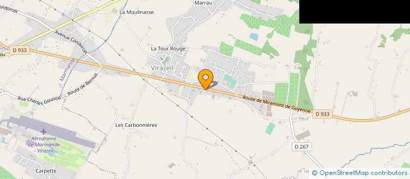 localisation de l'entreprise RIGO INDUSTRIES à VIRAZEIL