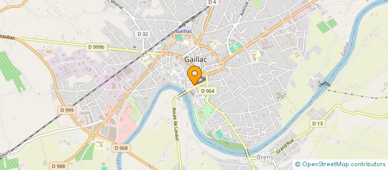 localisation de l'entreprise RIGOLETTO  GAILLAC
