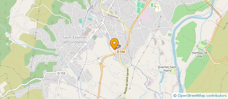 localisation de l'entreprise RIGOMAGOS  SAINT-ETIENNE-DE-FONTBELLON