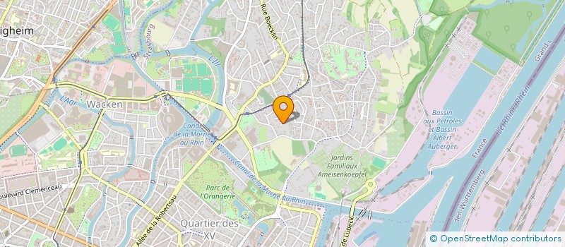 localisation de l'entreprise RIGOR  STRASBOURG