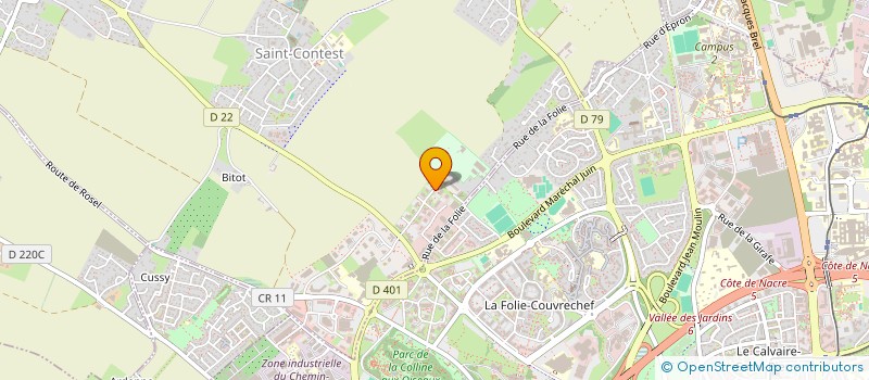 localisation de l'entreprise RIGOT LDFMEUBLE  SAINT-CONTEST