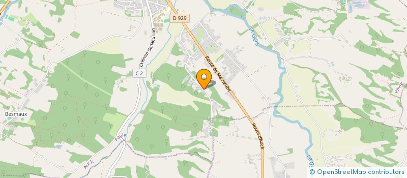 localisation de l'entreprise RIGOULET  PAVIE