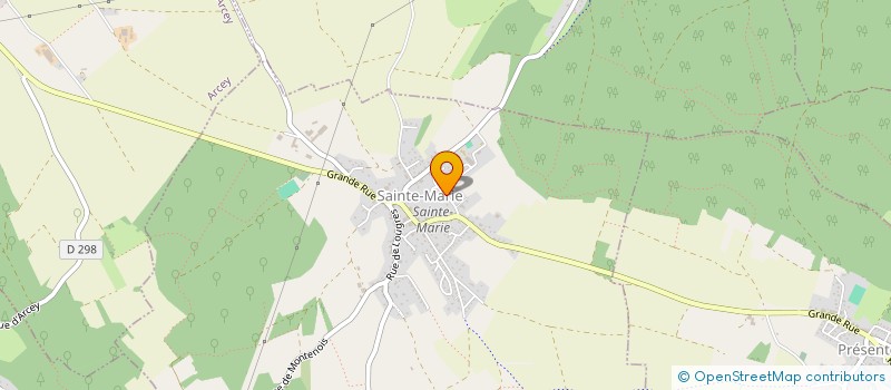 localisation de l'entreprise RIGOULOT  SAINTE-MARIE