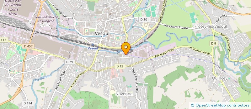 localisation de l'entreprise RIGOULOT IMMO à VESOUL