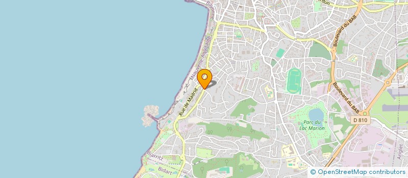 localisation de l'entreprise RIGOUX DEVELOPPEMENT à BIARRITZ