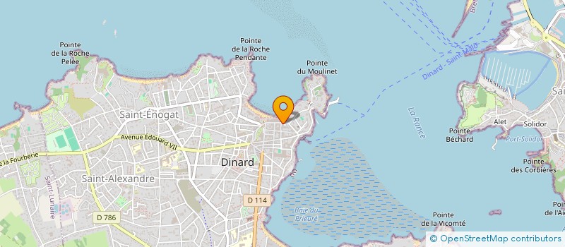 localisation de l'entreprise RIGUER à DINARD