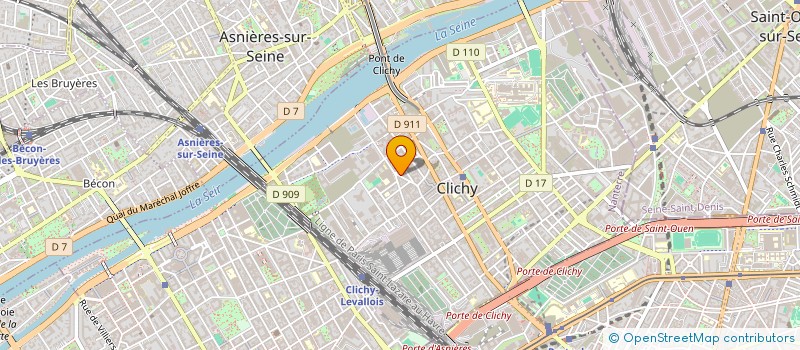localisation de l'entreprise RIHAB à CLICHY