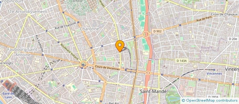 localisation de l'entreprise RIHAB SARL  PARIS