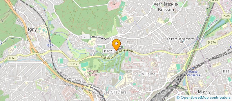 localisation de l'entreprise RIHANA HOLDING à VERRIERES-LE-BUISSON