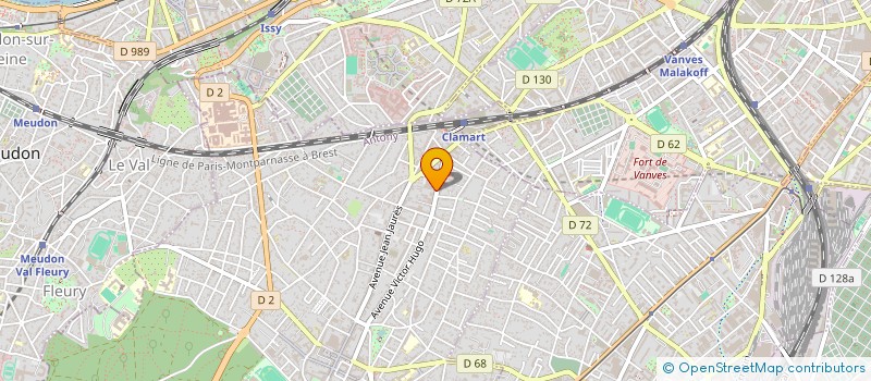 localisation de l'entreprise RIHANNA à CLAMART