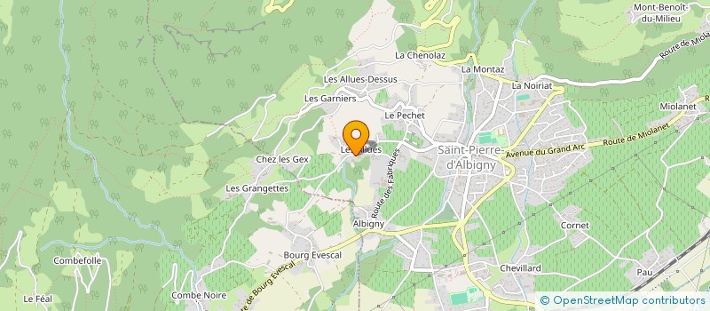 localisation de l'entreprise RIHAWASS  SAINT-PIERRE-D'ALBIGNY