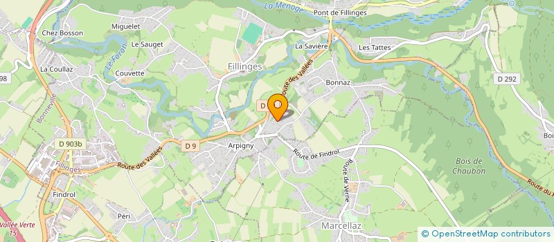 localisation de l'entreprise RIHIVELI  FILLINGES