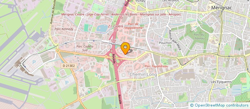 localisation de l'entreprise RIHIVELI  MERIGNAC