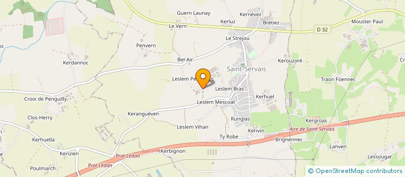 localisation de l'entreprise RIHO  SAINT-SERVAIS