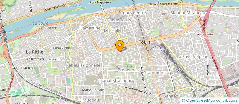 localisation de l'entreprise RIIPOST ASSOCIATION  COTEAUX-SUR-LOIRE