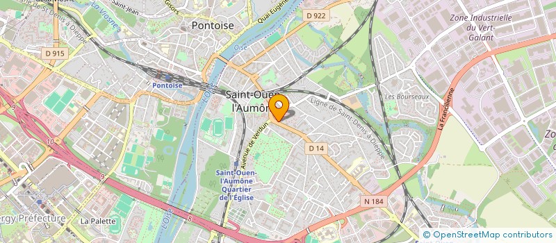 localisation de l'entreprise RIJ' TRANS à SAINT-OUEN-L'AUMONE