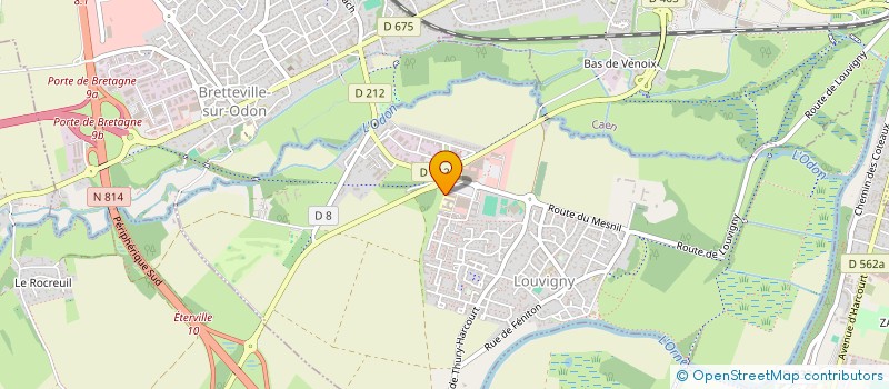 localisation de l'entreprise RIJALLY  LOUVIGNY