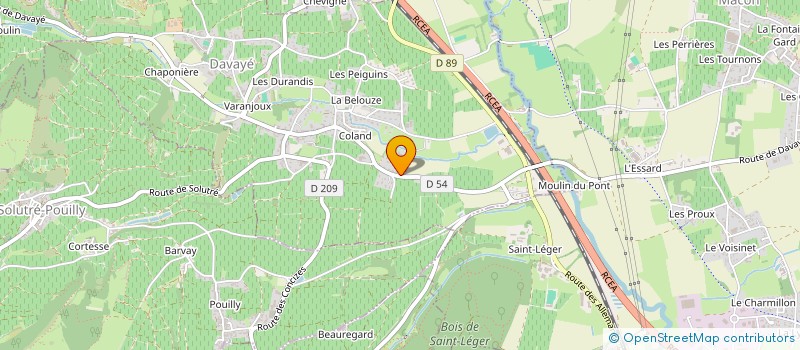 localisation de l'entreprise RIJCKAERT à DAVAYE