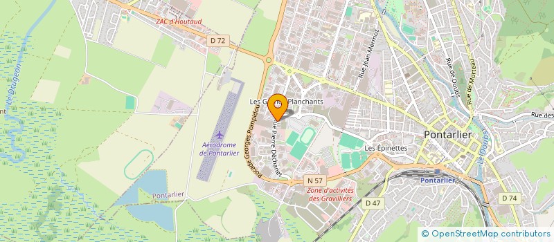 localisation de l'entreprise RIJE à PONTARLIER