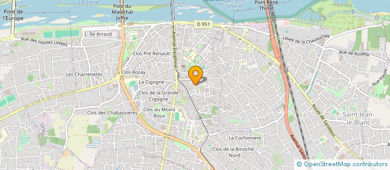 localisation de l'entreprise RIJECT ASSO à ORLEANS