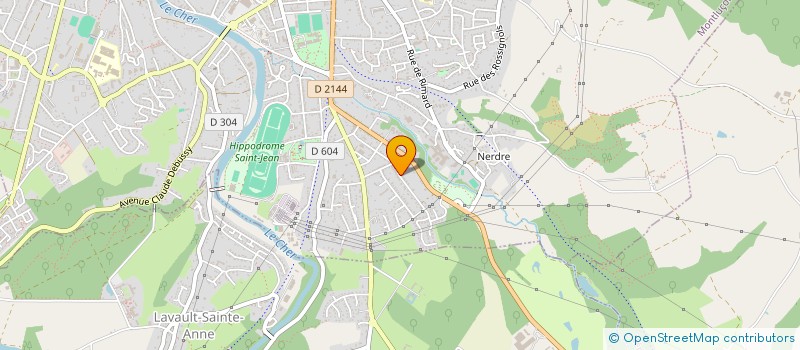 localisation de l'entreprise RIJSEL à MONTLUCON