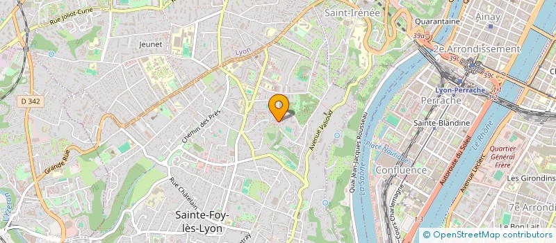 localisation de l'entreprise RIJUVIAG  SAINTE-FOY-LES-LYON