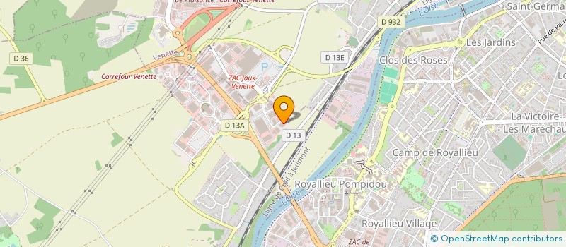 localisation de l'entreprise RIKA COMPIEGNE à JAUX