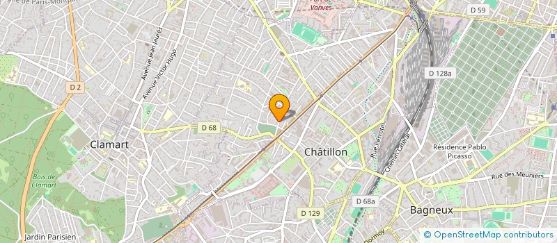 localisation de l'entreprise RIL.B  CHATILLON